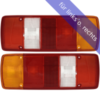 Lichtscheibe links & rechts 5-Kammerleuchte mit Rückstrahler