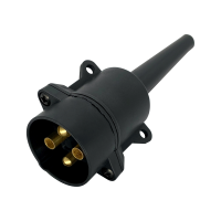 4-Pol Stecker 6-24V Kunststoff mit Schraubkontakten