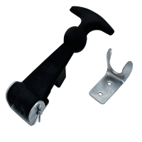 Haubenhalter Gummi komplett universell 125mm lang Universal