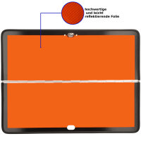 ADR Gefahrgut Warnwafel Orange horizontal klappbar GGVS