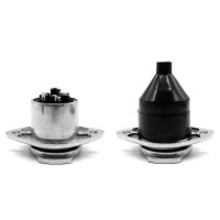 24V 7-Pol Steckdose Aluminium Schraubkontakte ISO 1185 Typ N