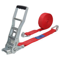 Zurrgurt mit Langhebelratsche 8m lang 50mm breit 5000daN