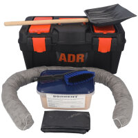 Notfalleimer 5-tlg.eckig ADR GGVS Bindemittel Schaufel...