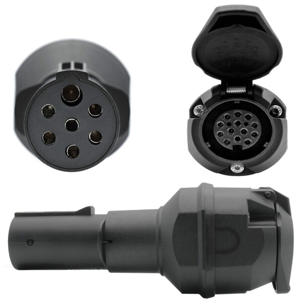 Spannungsreduzierer 7-pol 24V LKW auf 13-pol PKW