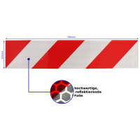 Containermarkierungssatz 4x li 4x re 705x141mm magnetisch Set