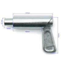 Federriegel 12mm Bolzen Ø12x14mm Schweißbefestigung