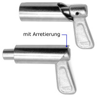 Federriegel 12mm Bolzen Ø12x14mm Schweißbefestigung