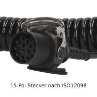 Elektrowendel 3,8m 24V 15-Pol auf 2x7-Pol Typ S+N