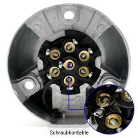 7-Pol Steckdose 12V PKW Aluminium