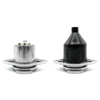 24V 7-Pol Steckdose Metall Schraubkontakte ISO 3731-S