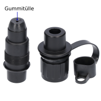 3-Pol Stecker 12V 24V Kunststoff abgerundet