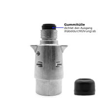 12V 7-Pol Stecker Metall