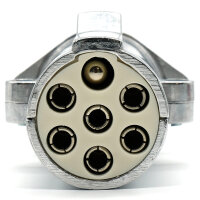 24V 7-Pol Stecker Aluminium ISO 3731 Typ S