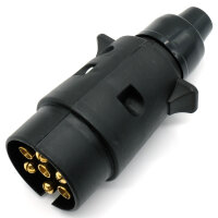12V 7-Pol Stecker Kunststoff PKW Anhänger