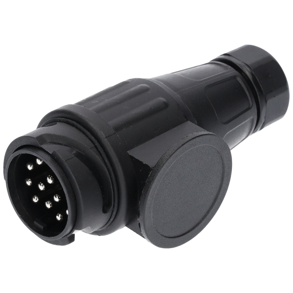 12V 13-Pol Stecker Kunststoff für PKW Anhänger Beleuchtung