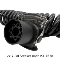 Elektrowendel 24V 7-Pol ABS / EBS ISO 7638 3,8m