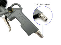 Luftpistole mit Manometer Reifenfüller mit Schlauch und Momentstecknippel