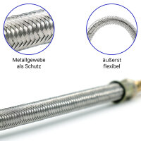 Ventilverlängerung 210mm Metall flexibel