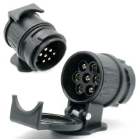 Kurzadapter 12V 13-Pol auf 7-Pol Anhänger PKW