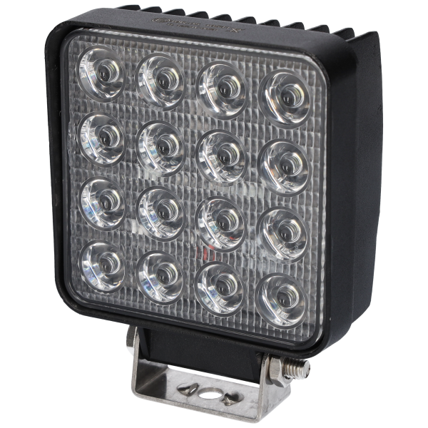 Arbeitsscheinwerfer 16 LEDs 2100 Lumen 12V/24V mit 30cm Kabel IP67