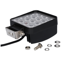 Arbeitsscheinwerfer 16 LEDs 2100 Lumen 12V/24V mit 30cm Kabel IP67