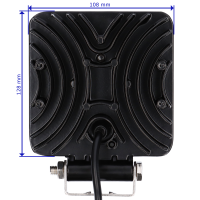 Arbeitsscheinwerfer 9 LEDs 1430 Lumen 12V/24V mit 30cm Kabel IP67