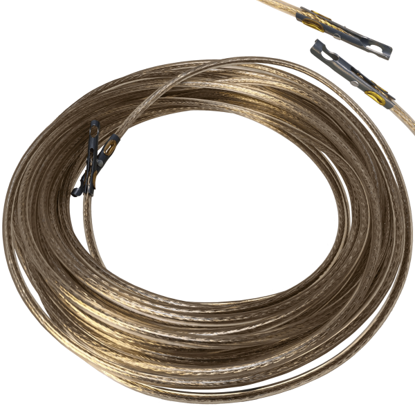 Zollseil 42m 6mm Ø Planenseil mit Drahteinlage Zollschnur Kabel Seil