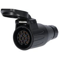 12V 13-Pol Steckdose in Steckerform