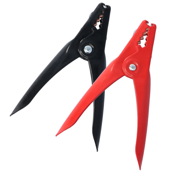 Ladezangen Batterie Set Rot & Schwarz 400 A