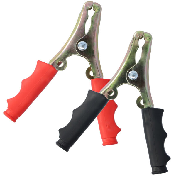 Ladezangen Batterie Set Rot & Schwarz 80A