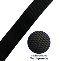Schnalle mit 65cm Textilband für Übertotspanner