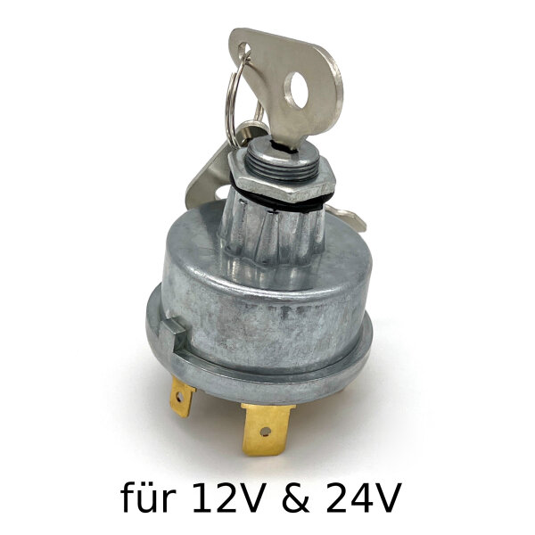 Startschalter Metall 2x Schlüssel