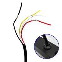 Blitzleuchte Warnleuchte Orange Flash 3 LEDs 9W 12/24V 80x28x19mm 20cm kabel