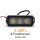 Blitzleuchte Warnleuchte Orange Flash 3 LEDs 9W 12/24V 80x28x19mm 20cm kabel