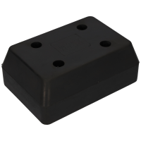 Rammpuffer 180x125x71mm 4-Loch 85/60mm LxH Lochabstand