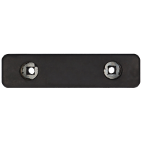 Rammpuffer 205x53x60mm 2-Loch 120mm Lochabstand