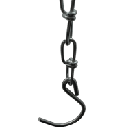 Sicherheitskette Metall verzinkt 270mm lang mit S-Haken...