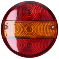 Heckleuchte 3-Kammerleuchte Rund links rechts 140mm Ø