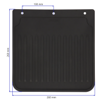 2x Schmutzfänger 260x260 mit Befestigungsmaterial