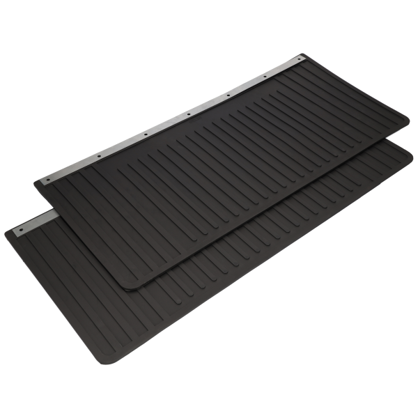 2x Schmutzfänger 650x300 mit Befestigungsmaterial