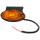 Seitenmarkierungsleuchte Oval LED orange mit Halter 12-24V