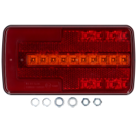 Heckleuchte LED links rechts Neon mit 30cm Kabel 150x80x26