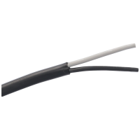 Elektroleitung 2-Polig 2x1,5mm² grau/schwarz