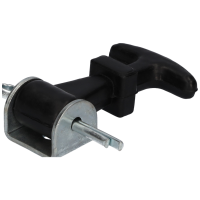 Haubenhalter Gummi komplett universell 65mm lang Universal