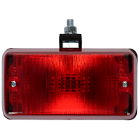 Nebelschlussleuchte rechteckig mit Halterung zum schrauben