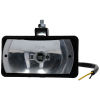 Nebelschlussleuchte rechteckig mit Halterung zum schrauben