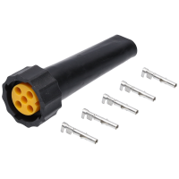 Bajonettstecker 5-Pol gelb