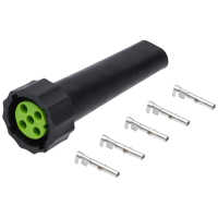 Bajonettstecker 5-Pol grün