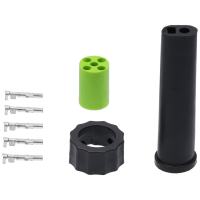 Bajonettstecker 5-Pol grün