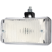 Rückfahrleuchte rechteckig mit Halterung und Schraube